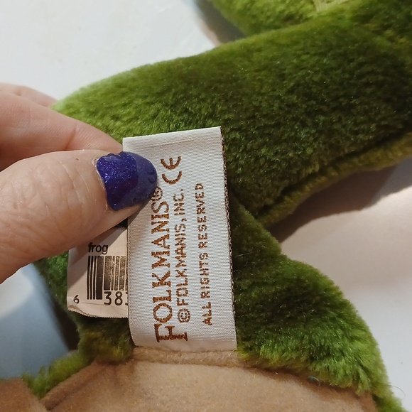 Folkmanis Vintage Rare Frog Puppet - Picture 5 of 6